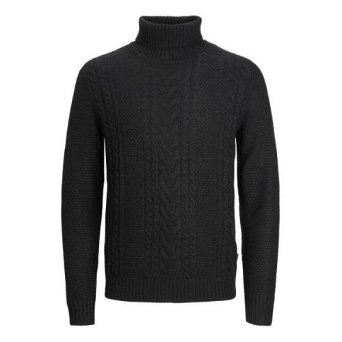 Heren Kabeltrui Coltrui Jack & Jones , Black , Heren