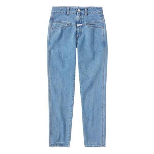Pedal pusher jeans middenblauw Closed , Blue , Dames