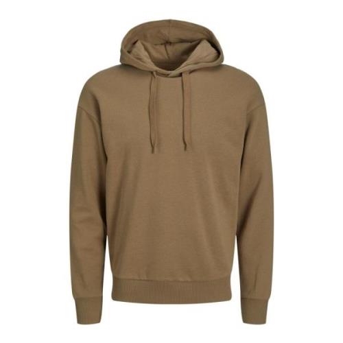 Billy Hoodie Sweatshirt Jack & Jones , Brown , Heren