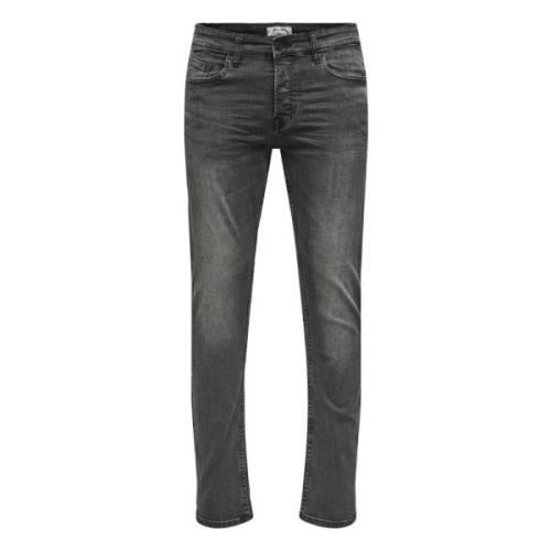 Jeans Only & Sons , Black , Heren