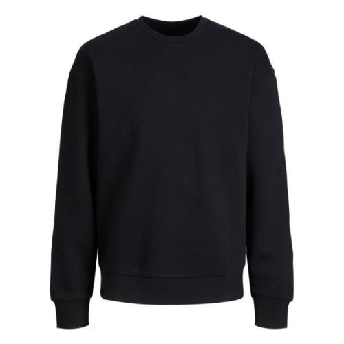 Ster Sweatshirt Pullover Jack & Jones , Black , Heren