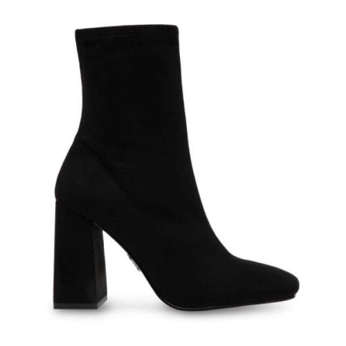 Stijlvolle enkellaarsjes met hak Steve Madden , Black , Dames