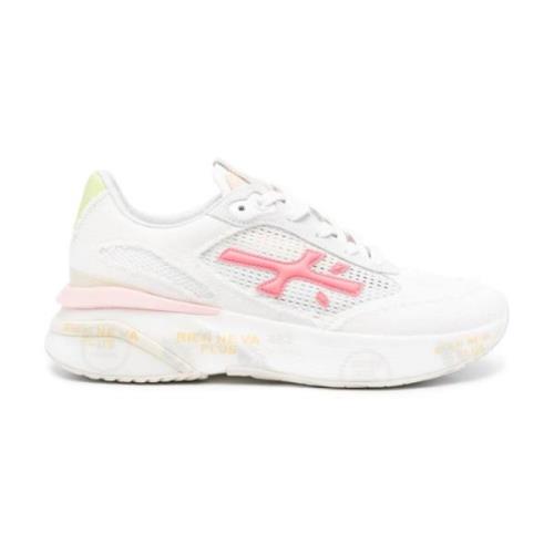 Net- en leren sneakers Premiata , Multicolor , Dames