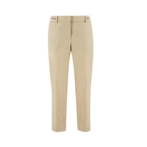 Slim-fit Trousers Panicale , Beige , Dames