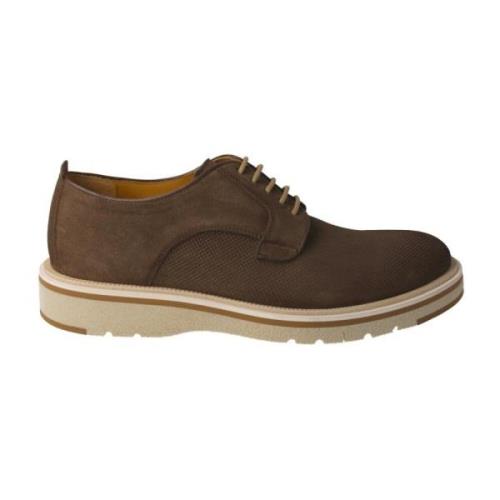 Laced Shoes Calce , Brown , Heren