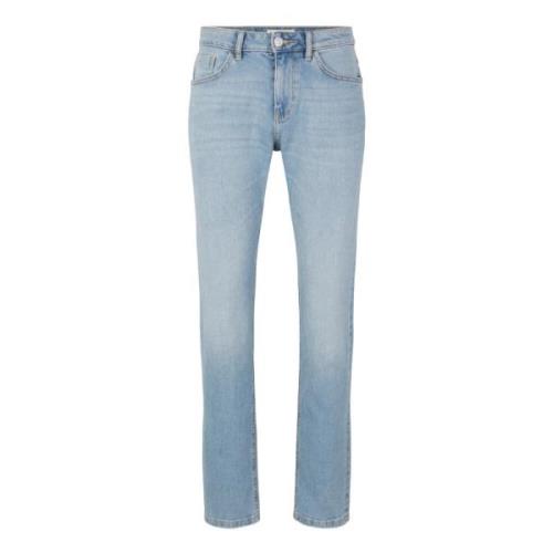 Slim Jeans 5-Pocket Stijl Rits/Knoop Tom Tailor , Blue , Heren