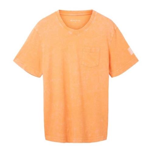 T-Shirts Tom Tailor , Orange , Heren