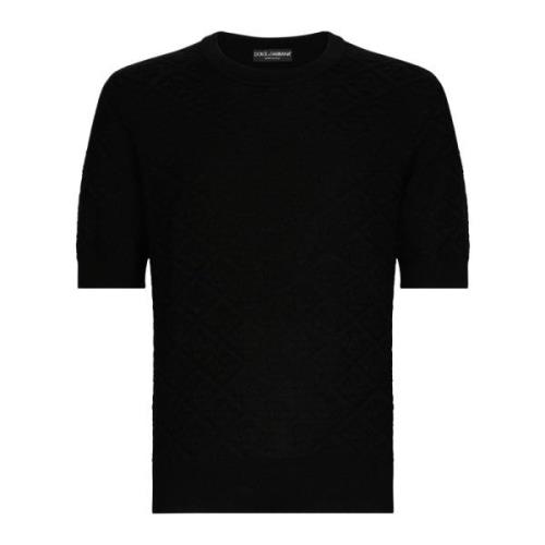 Zwarte Sweaters Dolce & Gabbana , Black , Heren