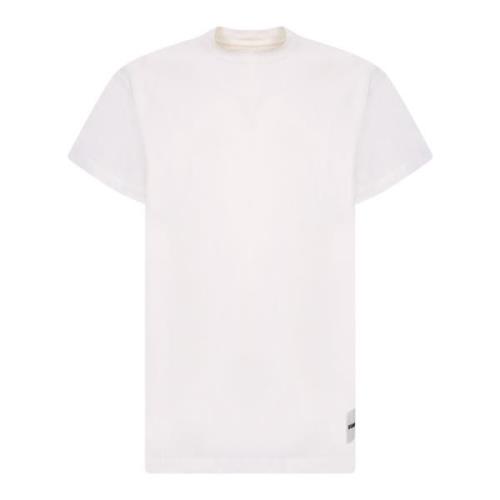 Witte T-Shirts in Minimalistische Stijl - 3-Pack Jil Sander , White , ...