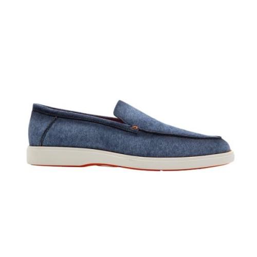 Mgdt17824 63 Santoni , Blue , Heren