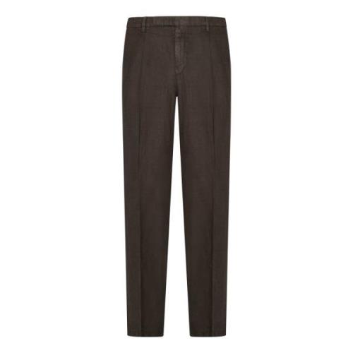 Suit Trousers Boglioli , Brown , Heren