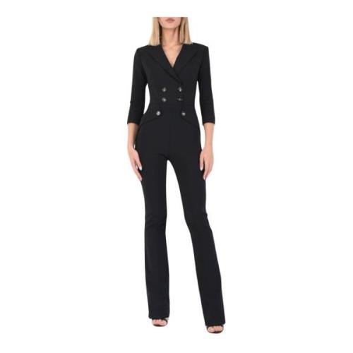 Jumpsuits Elisabetta Franchi , Black , Dames