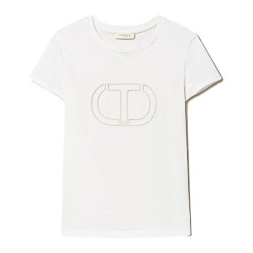 T-Shirts Twinset , White , Dames
