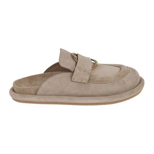 Mules Moncler , Beige , Dames