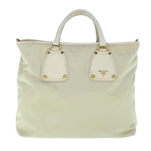 Pre-owned Fabric prada-bags Prada Vintage , Beige , Dames