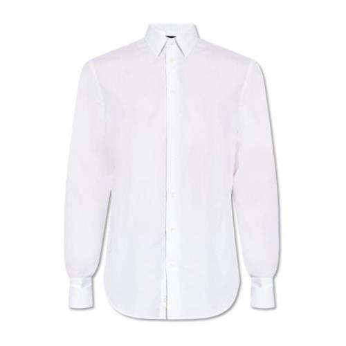 Overhemd met manchetknopen Emporio Armani , White , Heren