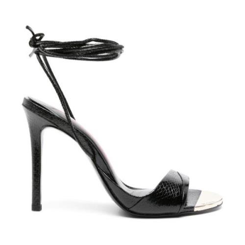 High Heel Sandals Just Cavalli , Black , Dames