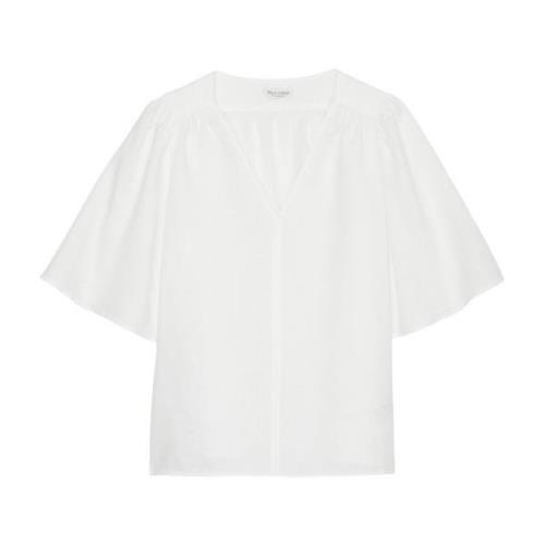 Witte Casual Fit Blouse Marc O'Polo , White , Dames