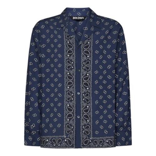 Casual Shirts Palm Angels , Blue , Heren