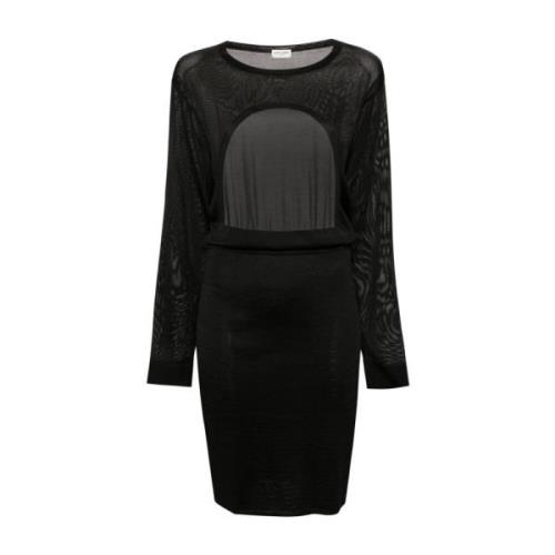 Knitted Dresses Saint Laurent , Black , Dames