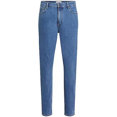 Mid Blue Slim-Fit Denim Jeans Calvin Klein , Blue , Heren