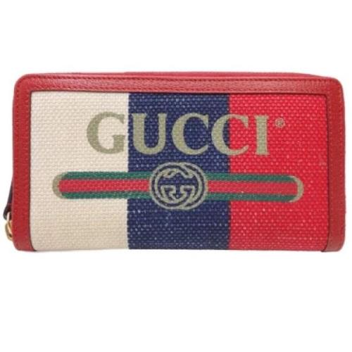 Pre-owned Canvas wallets Gucci Vintage , Multicolor , Dames