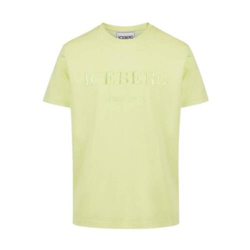 T-Shirts Iceberg , Yellow , Heren