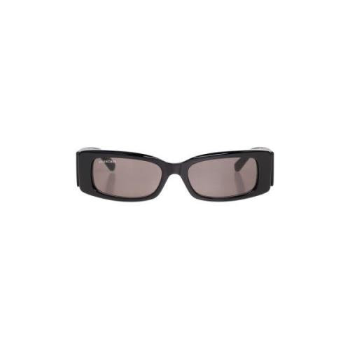 Max Rechthoekige zonnebril Balenciaga , Black , Unisex