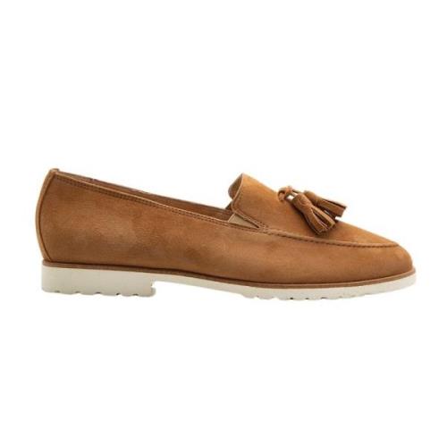 Super Zachte Loafer met Kwastjes Paul Green , Brown , Dames