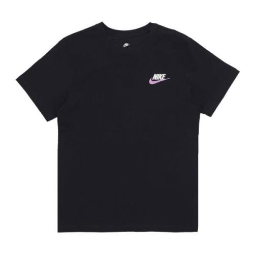 Club+ Tee Zwart Streetwear Shirt Nike , Black , Heren