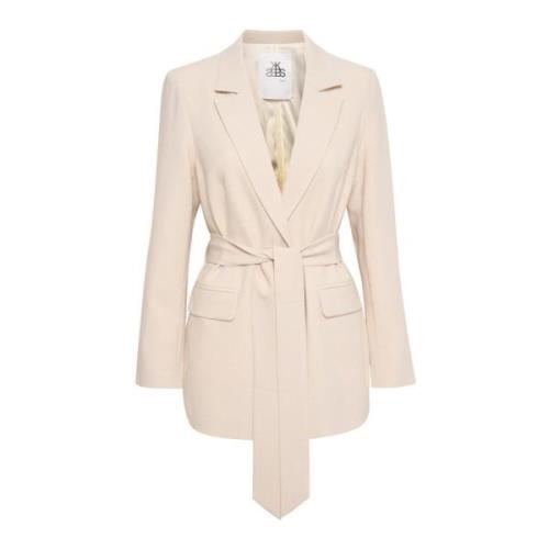 Vrouwelijke Blazer Jas Peyote Karen by Simonsen , Beige , Dames