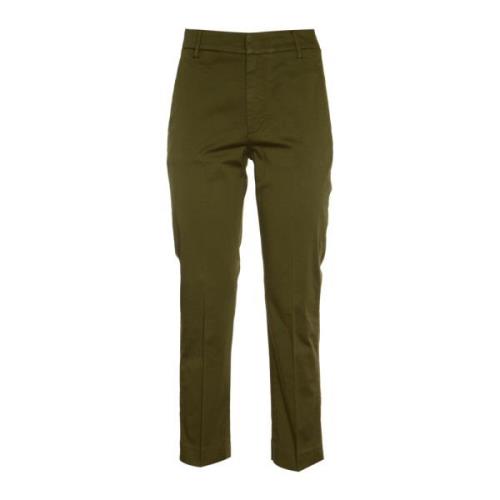 Slim-fit Trousers Dondup , Green , Dames