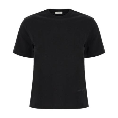 Klassieke T-Shirt Salvatore Ferragamo , Black , Dames