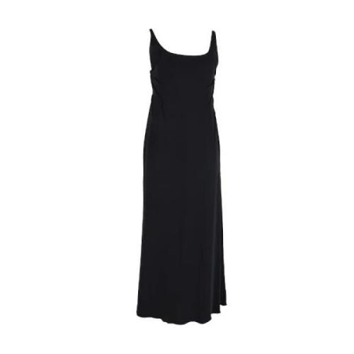 Pre-owned Silk dresses Valentino Vintage , Black , Dames