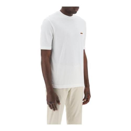 T-Shirts Ermenegildo Zegna , White , Heren