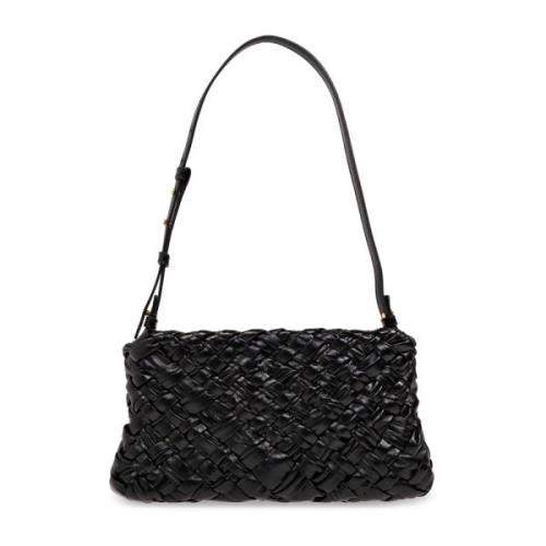 Kleine schoudertas Bottega Veneta , Black , Dames