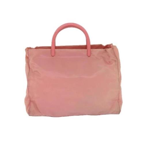 Pre-owned Nylon handbags Prada Vintage , Pink , Dames