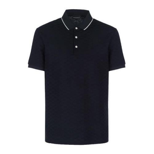 Polo Shirts Emporio Armani , Blue , Heren