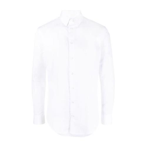 Witte Overhemden voor Mannen Giorgio Armani , White , Heren