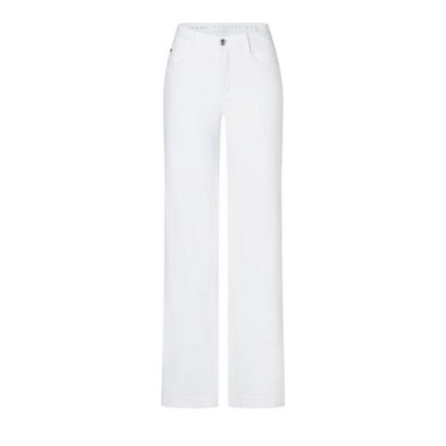 Straight Jeans MAC , White , Dames