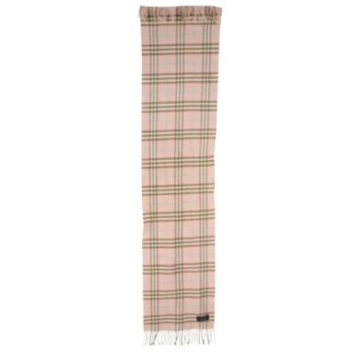 Pre-owned Wool scarves Burberry Vintage , Pink , Dames