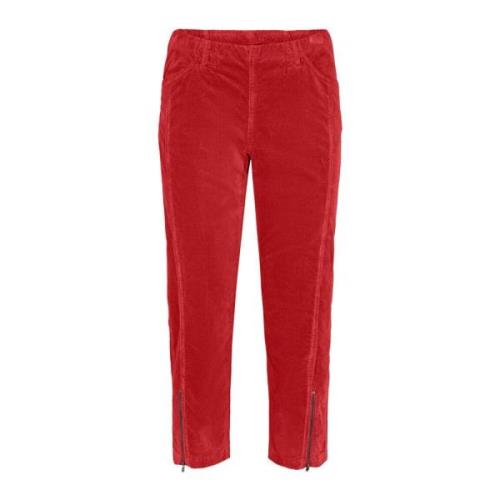 Cropped Trousers LauRie , Red , Dames