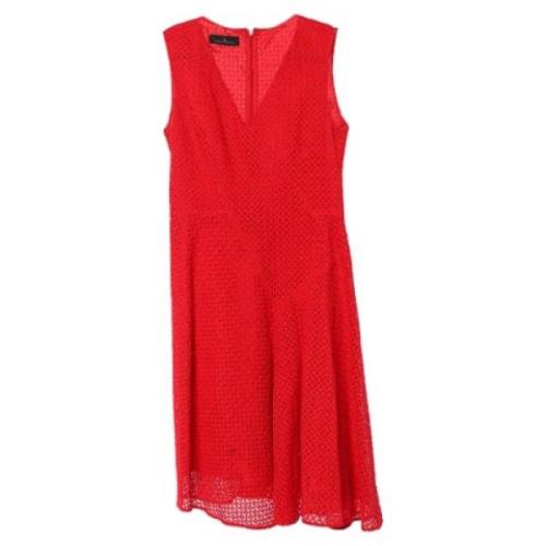 Pre-owned Lace dresses Carolina Herrera Pre-owned , Red , Dames