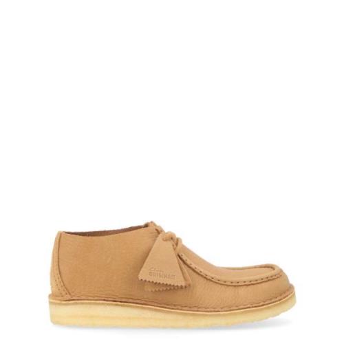 Handgemaakte Lichtbruin Leren Woestijnlaarzen Clarks , Brown , Heren