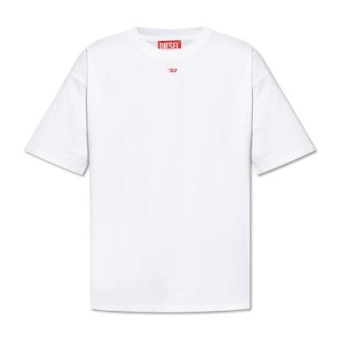 T-Boxt-D T-shirt met logo Diesel , White , Heren