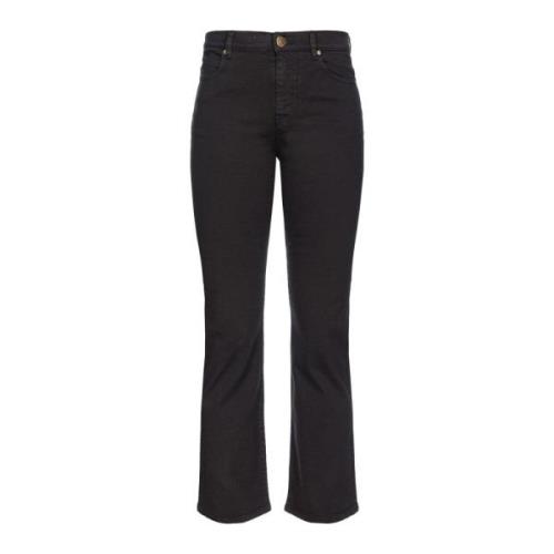 Boot-Cut Jeans voor Vrouwen Pinko , Black , Dames