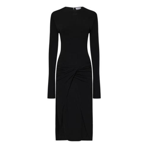 Midi Dresses Off White , Black , Dames