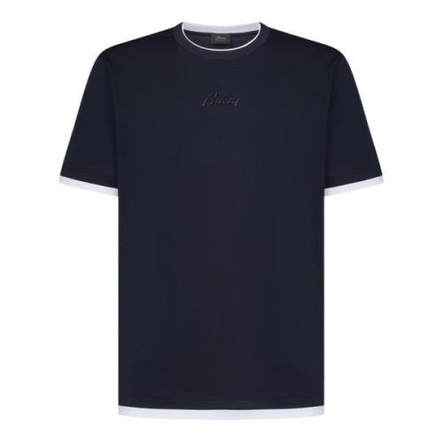 T-Shirts Brioni , Blue , Heren