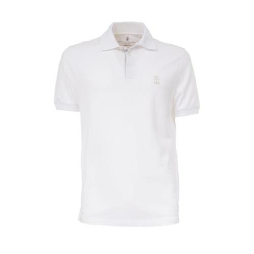 Polo Shirts Brunello Cucinelli , White , Heren