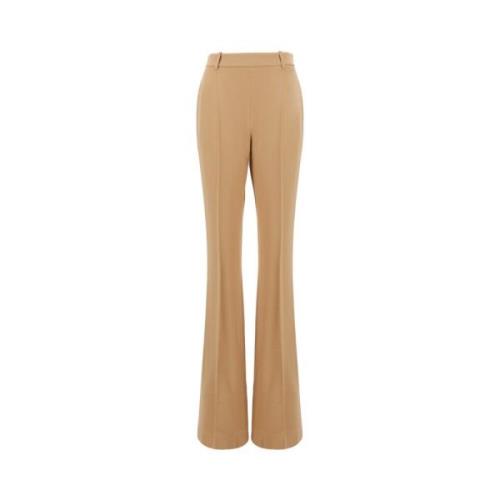 Wide Trousers Ermanno Scervino , Brown , Dames